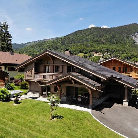 Chalet Luxe Les Melezes ซาโมอ็องส์ ภายนอก รูปภาพ