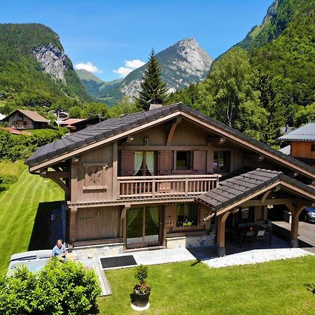Chalet Luxe Les Melezes ซาโมอ็องส์ ภายนอก รูปภาพ