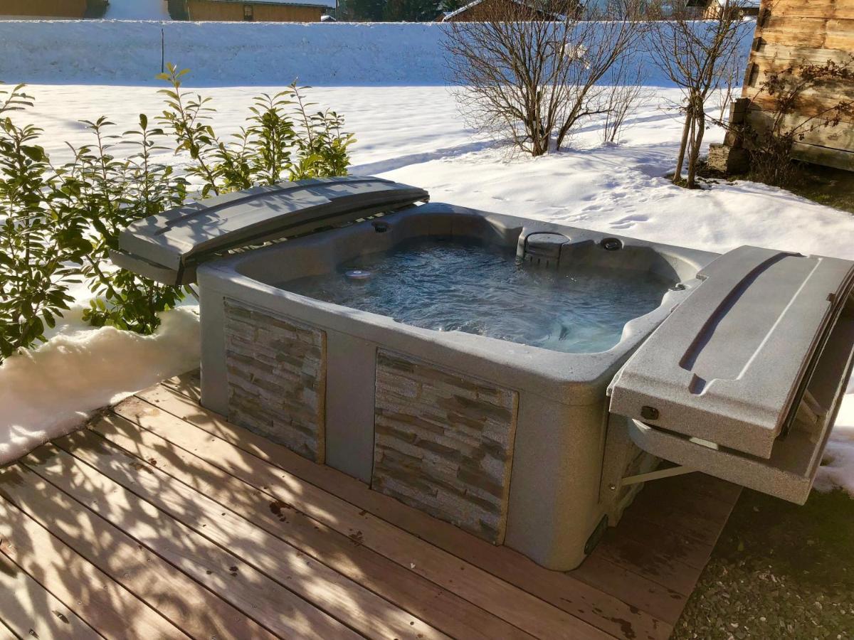 Chalet Luxe Les Melezes ซาโมอ็องส์ ภายนอก รูปภาพ