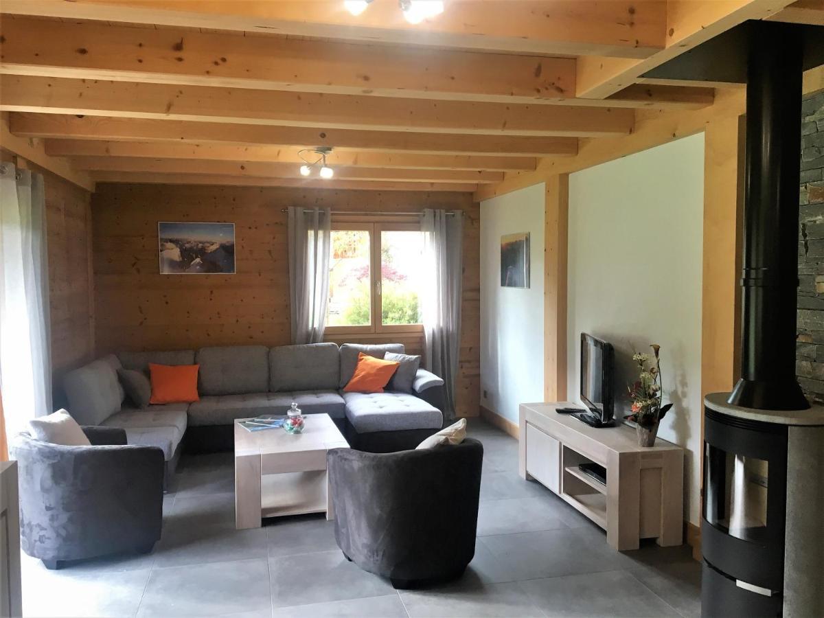 Chalet Luxe Les Melezes ซาโมอ็องส์ ภายนอก รูปภาพ