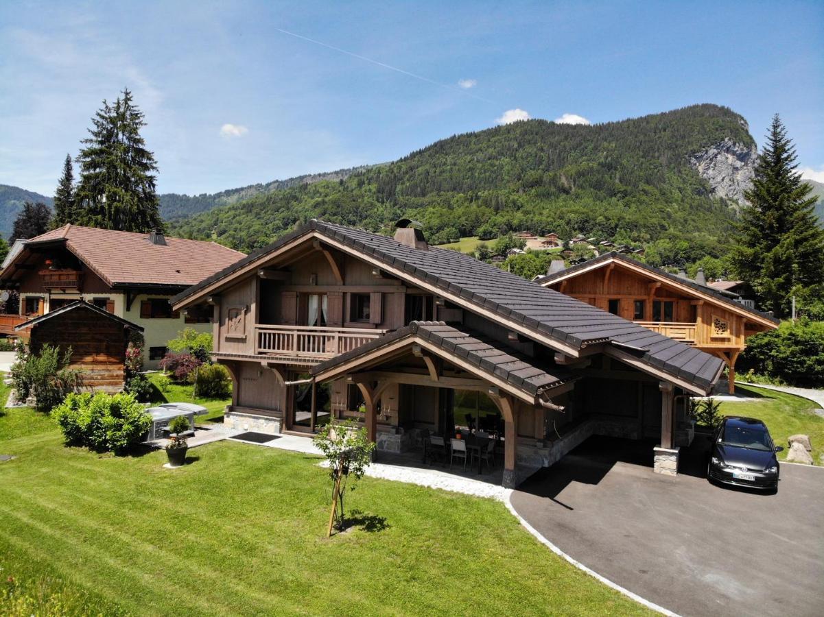 Chalet Luxe Les Melezes ซาโมอ็องส์ ภายนอก รูปภาพ