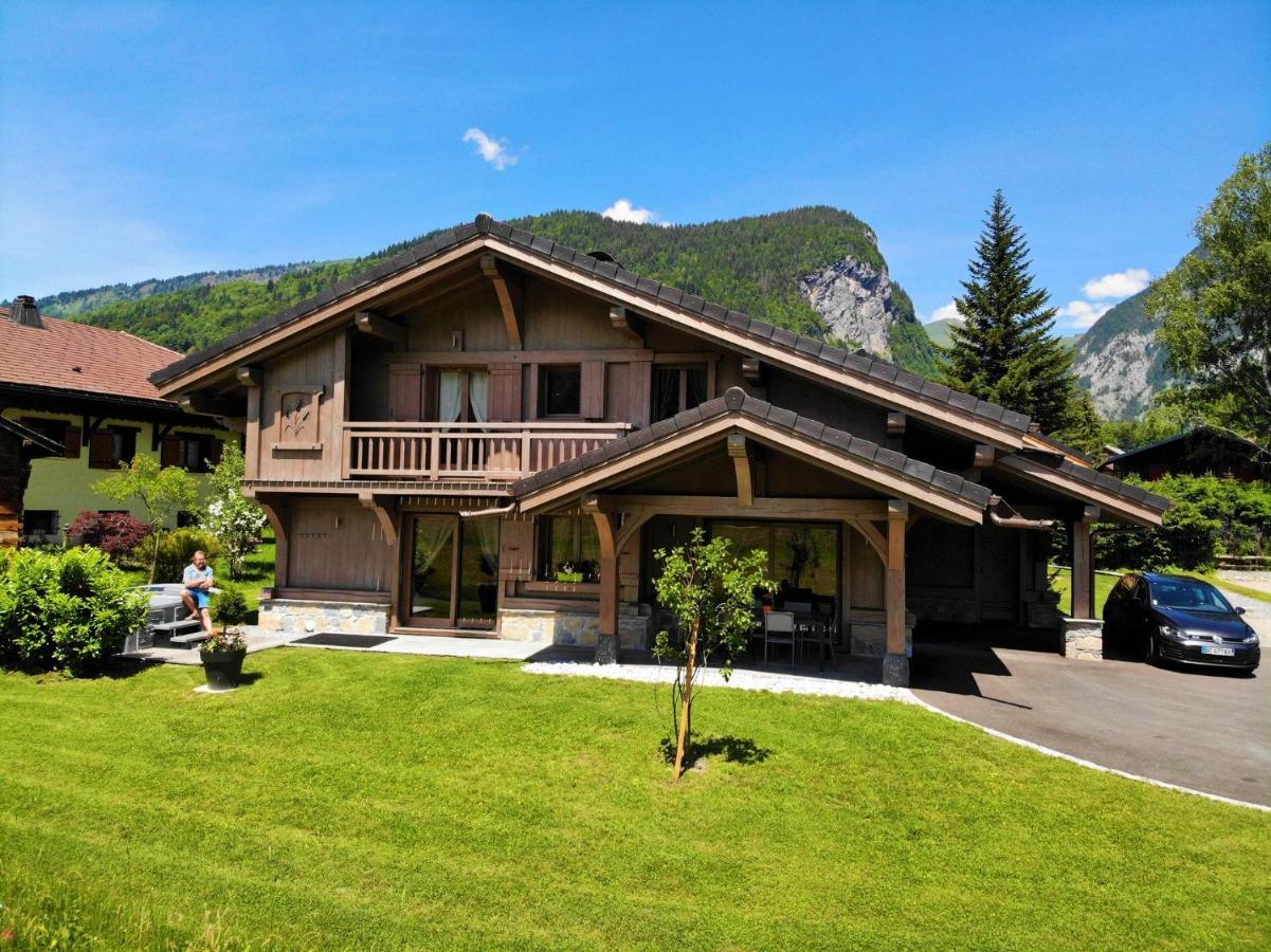 Chalet Luxe Les Melezes ซาโมอ็องส์ ภายนอก รูปภาพ